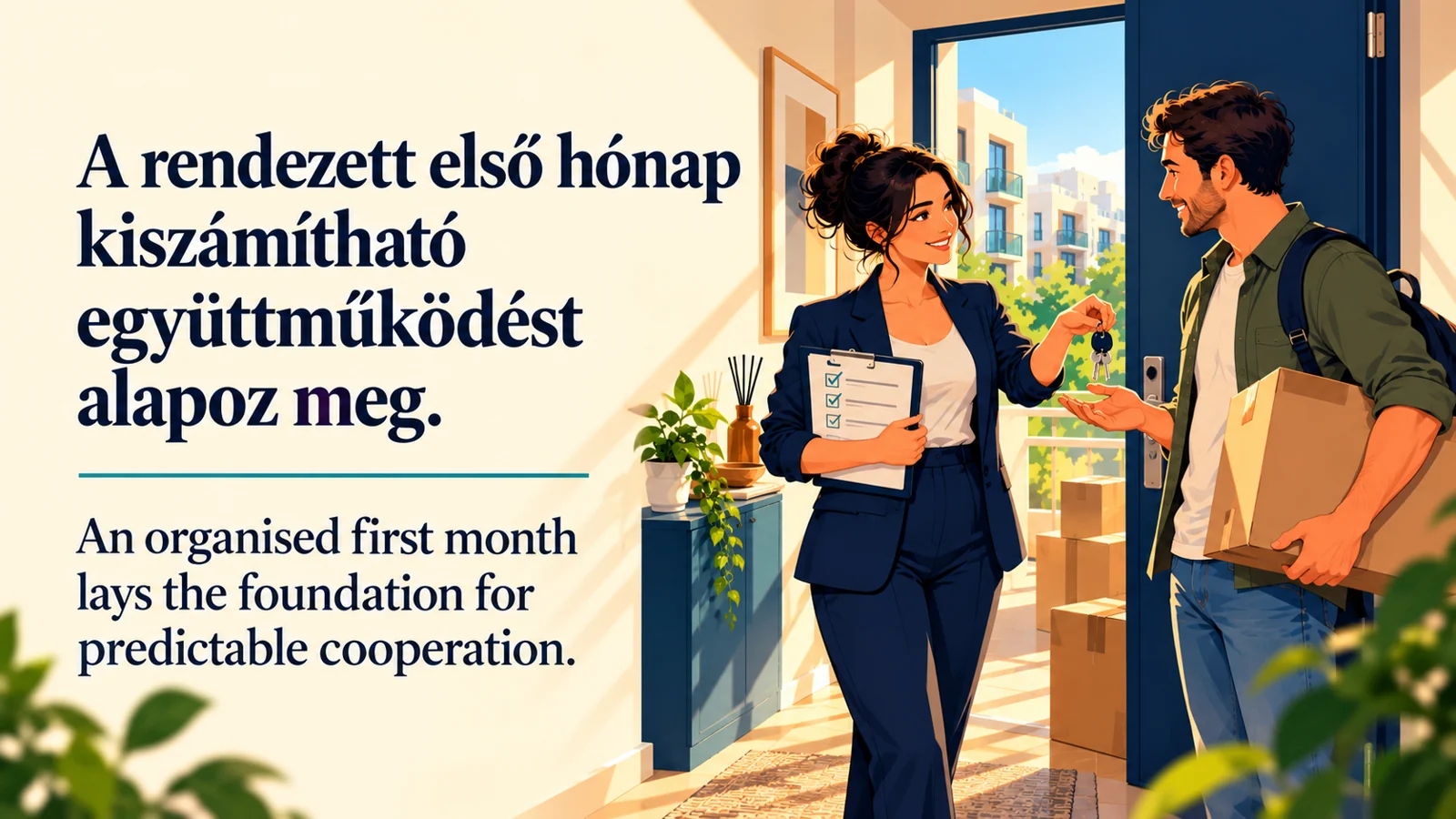 A cikk egymondatos tanulsága magyarul és angolul.